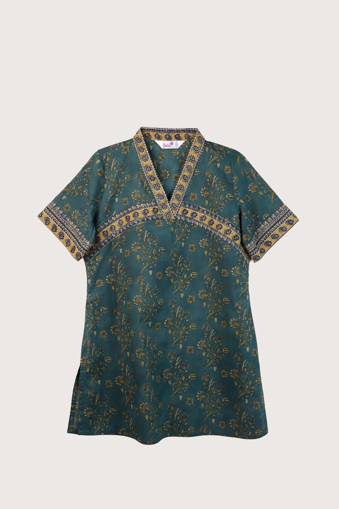 Arc Floral Short Kurti
