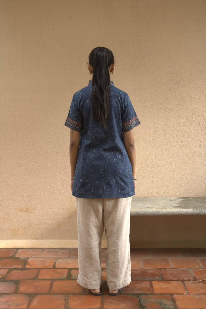 Arc Floral Short Kurti