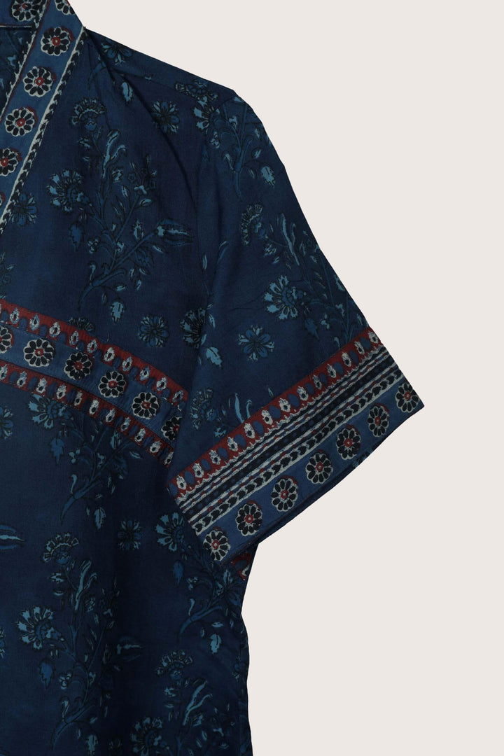 Arc Floral Short Kurti