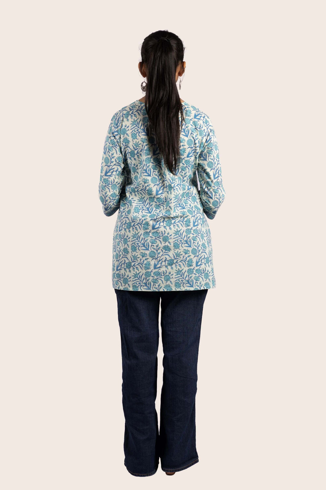 meadow short kurti back view