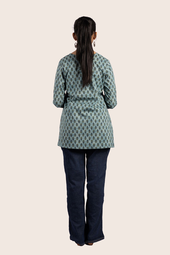 Softfield short kurti back view