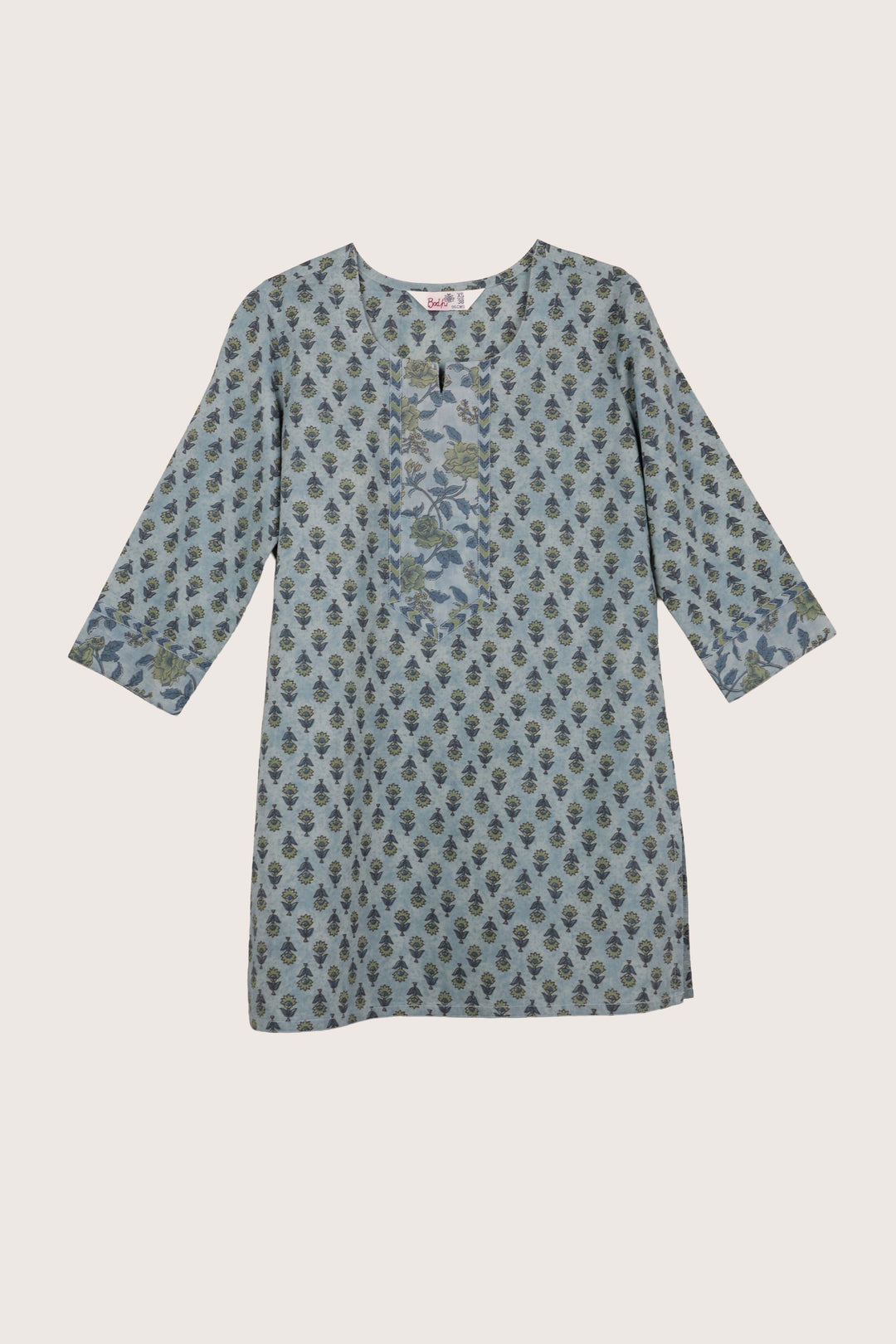 Softfield short kurti flat lay- full view