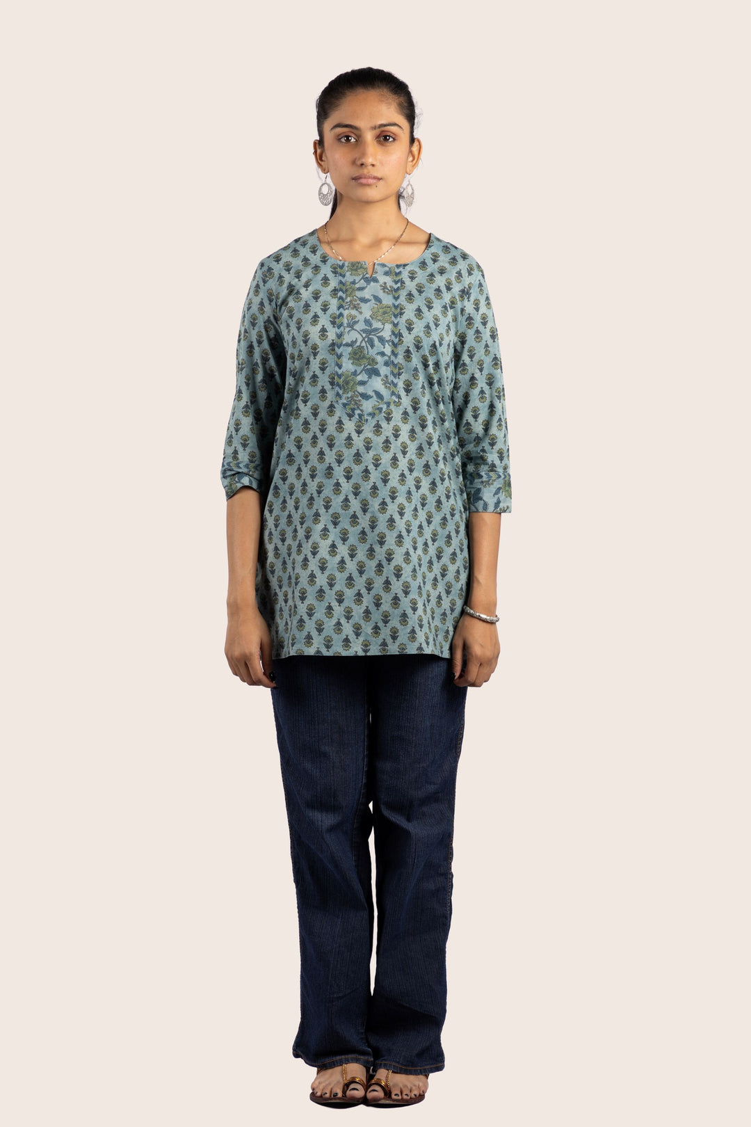 Softfield short kurti front view
