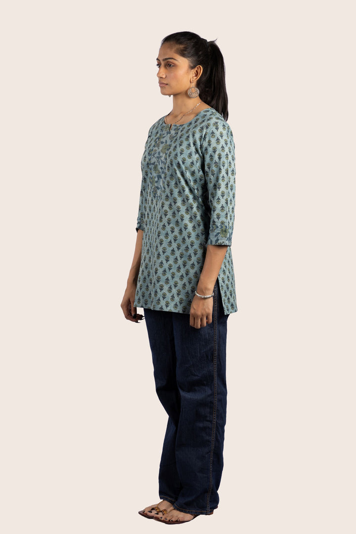 Softfield short kurti left view