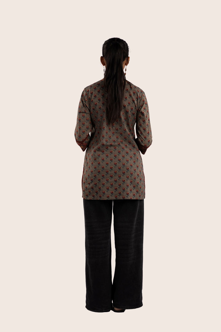 Soft Bloom Short Kurti