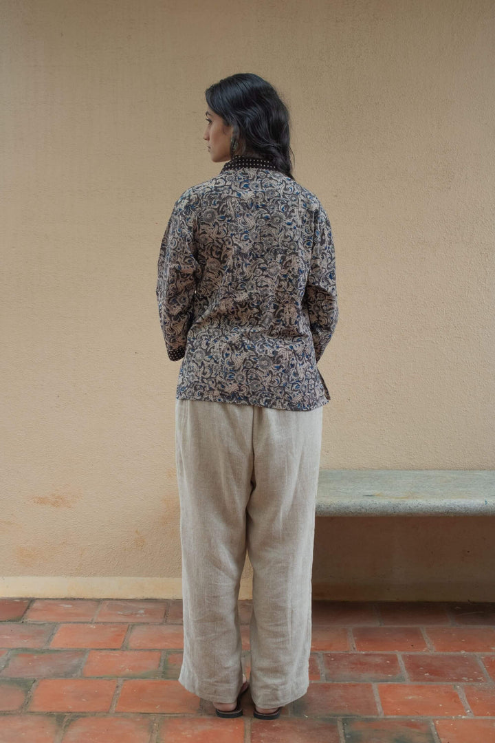 Zen Kalamkari Wrap Top