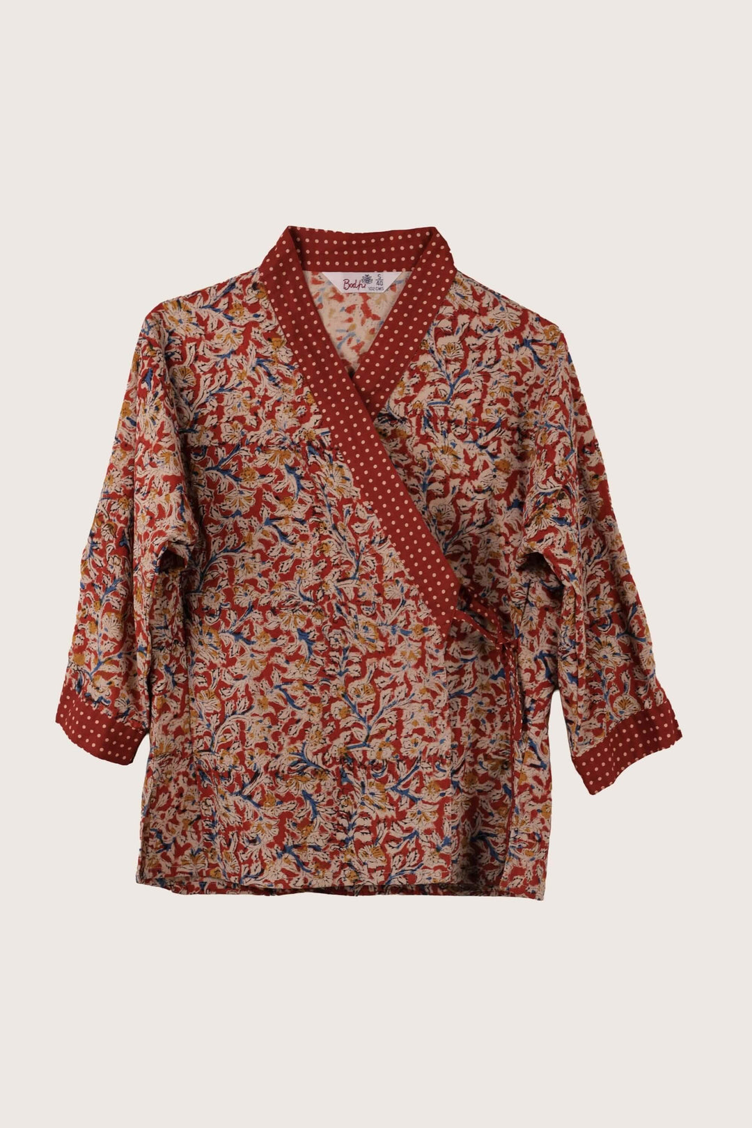 Zen Kalamkari Wrap Top